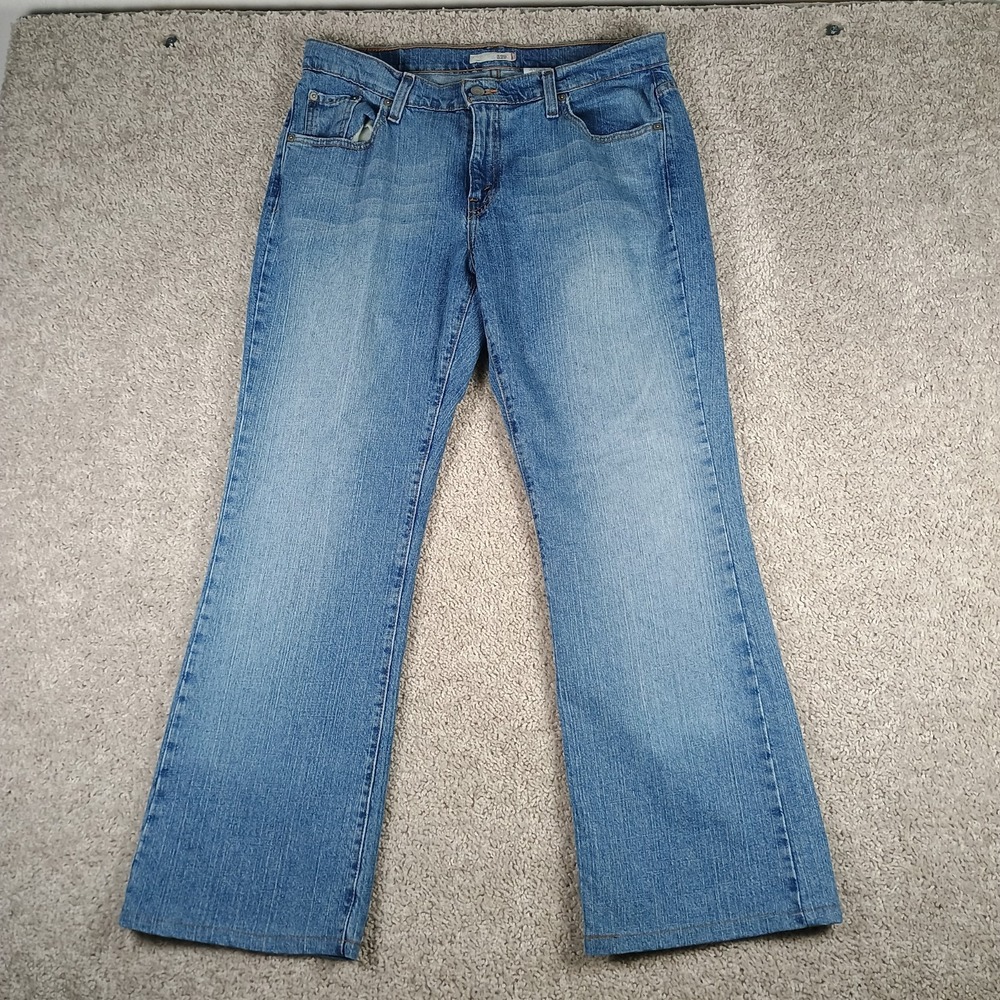 Levi's 529 Curvy Bootcut Jeans Womens 14M Medium Wash Denim Mid Rise Y2K 2007